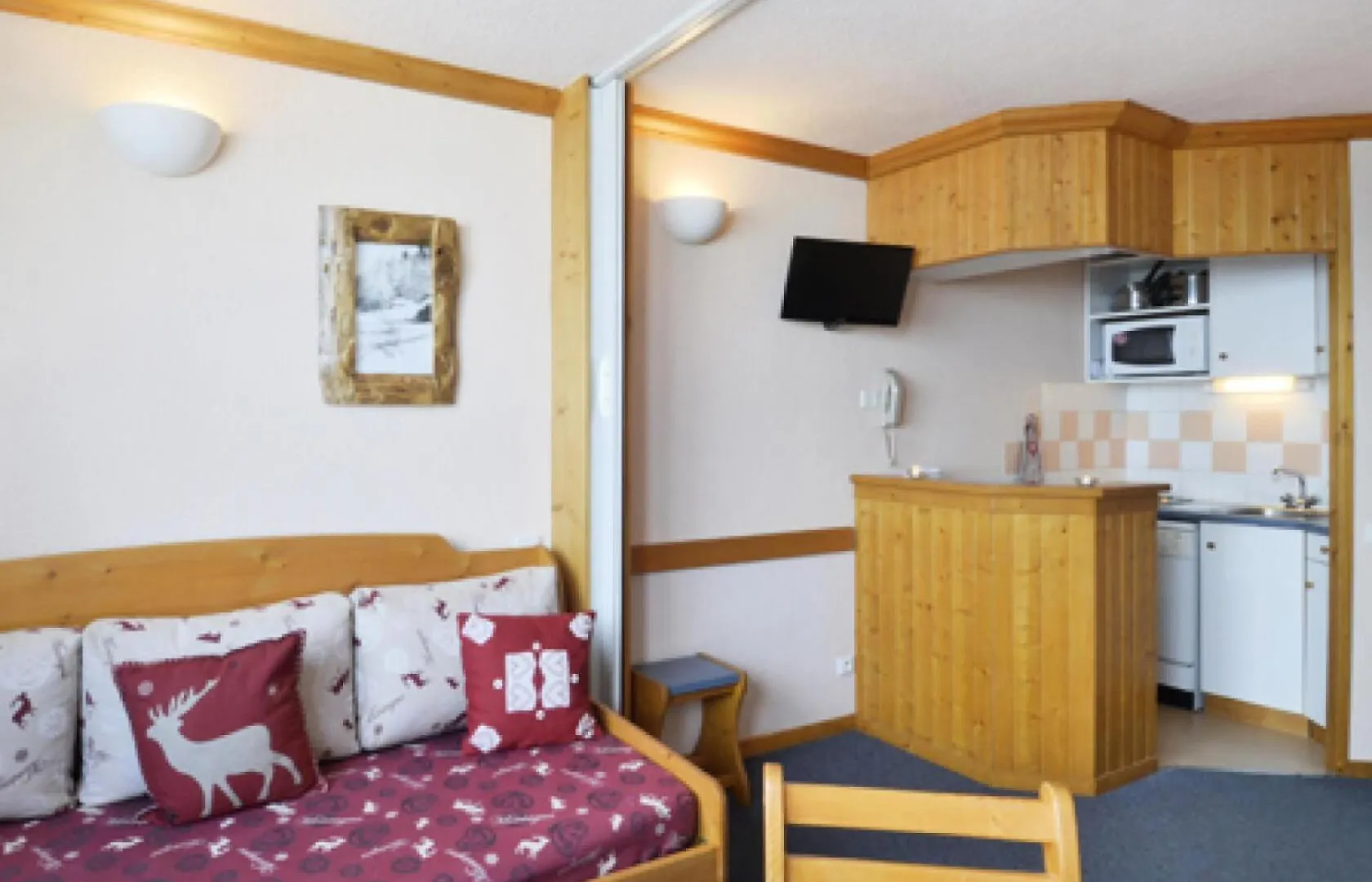 Residence Diamant - Studio Pour 4 Personnes 124 La Plagne